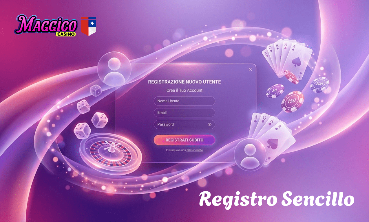 En el casino En línea Maggico casino Chile, Registrarse es fácil y rápido